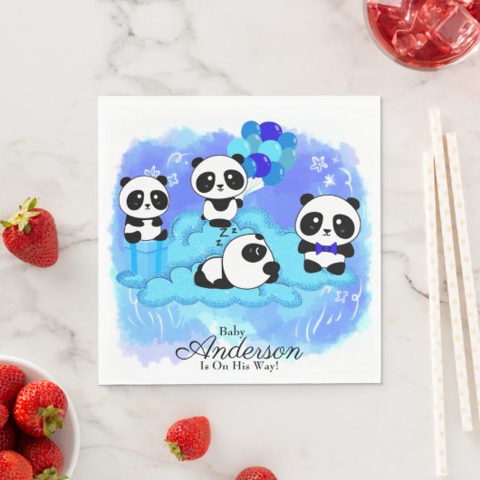 Baby Boy Pandas Servet (Insitu)