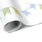 Baby Boy Party Decorations Baby shower Cadeaupapier (Rol Hoek)