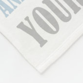 Baby Boy Prayer Fleece Deken (Hoek)