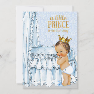 Baby Boy Prince Baby shower Uitnodiging