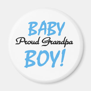 Baby Boy Proud Grandpa Magneet