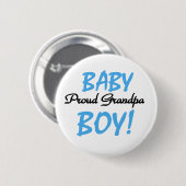 Baby Boy Proud Grandpa Ronde Button 5,7 Cm (Voorkant /achterkant)