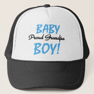 Baby Boy Proud Grandpa Trucker Pet