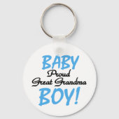 Baby Boy Proud Great Grandma Sleutelhanger (Voorkant)