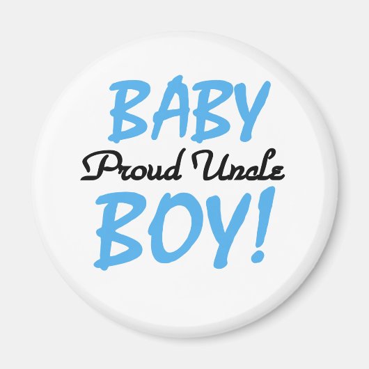 Baby Boy Proud oom Magneet (Voorkant)