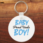 Baby Boy Proud oom Sleutelhanger (Voorkant)