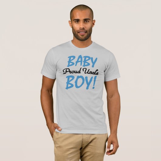 Baby Boy Proud oom T-shirt (Voorkant volledig)