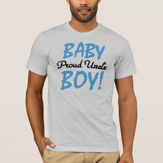 Baby Boy Proud oom T-shirt (Voorkant)