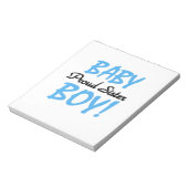 Baby Boy Proud Sister Gifts Notitieblok (Linkerzijde)