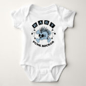 Baby Boy Punk Skull Romper (Voorkant)
