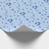 Baby-boy Quilt Pattern Cadeaupapier (Hoek)