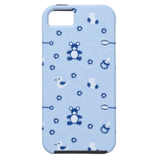 Baby-boy Quilt Pattern Case-Mate iPhone Case (Achterkant)