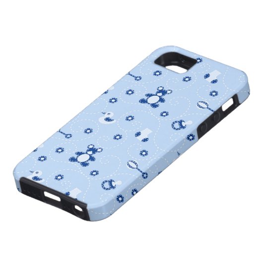 Baby-boy Quilt Pattern Case-Mate iPhone Case (Onderkant)