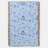 Baby-boy Quilt Pattern Deken (Voorkant Verticaal)