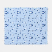 Baby-boy Quilt Pattern Fleece Deken (Voorkant (Horizontaal))