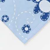 Baby-boy Quilt Pattern Fleece Deken (Hoek)