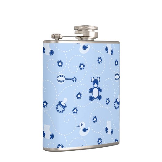 Baby-boy Quilt Pattern Heupfles (Rechts)