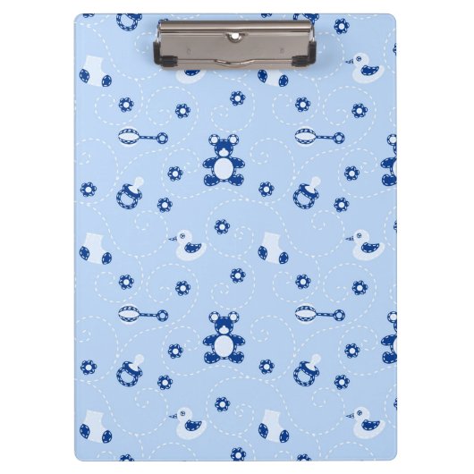 Baby-boy Quilt Pattern Klembord (Voorkant)