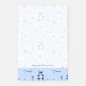 Baby-boy Quilt Pattern Post-it® Notes (Voorkant)