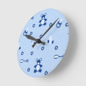 Baby-boy Quilt Pattern Ronde Klok (Hoek)