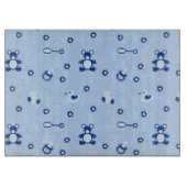 Baby-boy Quilt Pattern Snijplank (Voorkant)