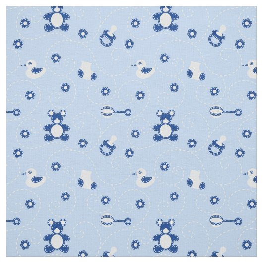 Baby-boy Quilt Pattern Stof (Swatch)