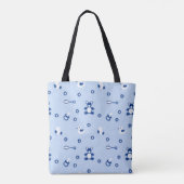 Baby-boy Quilt Pattern Tote Bag (Achterkant)