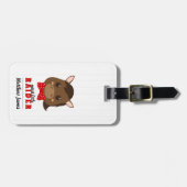 Baby Boy Red Horse Bag Label Bagagelabel (Voorkant horizontaal)