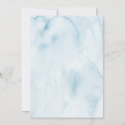 Baby Boy rijden met Baby shower Kaart (Achterkant)