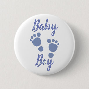 Baby Boy Ronde Button 5,7 Cm