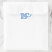 Baby Boy Ronde Sticker (Tas)