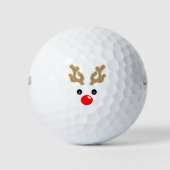 Baby Boy Rudolph Reindeer Golfballen (Voorkant)