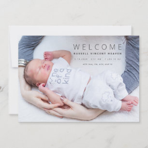 Baby Boy Russell Birth Announement