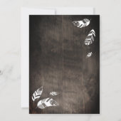 Baby boy Rustic adventure babyshower Kaart (Achterkant)