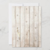 Baby Boy Rustic Naming Ceremony Hebrew Joods Kaart (Achterkant)