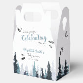 Baby boy Rustisch avontuur babydouche Bedankdoosjes (Geopend)