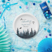 Baby boy Rustisch avontuur babydouche Papieren Bordje (Feest)