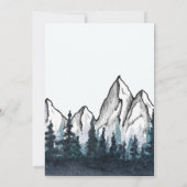 Baby boy Rustisch avontuurthema babydouche Kaart (Achterkant)