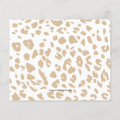 Baby boy Safari Douche Advies aan de aanstaande mo (Achterkant)