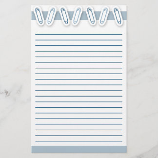 Baby Boy Safety Pin Briefpapier