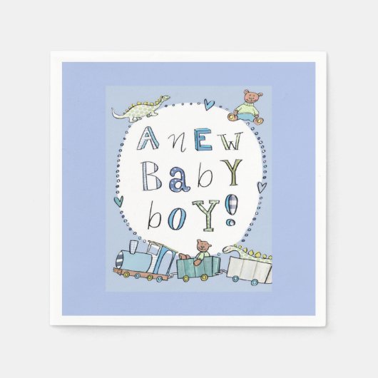 Baby Boy Servetten (Voorkant)