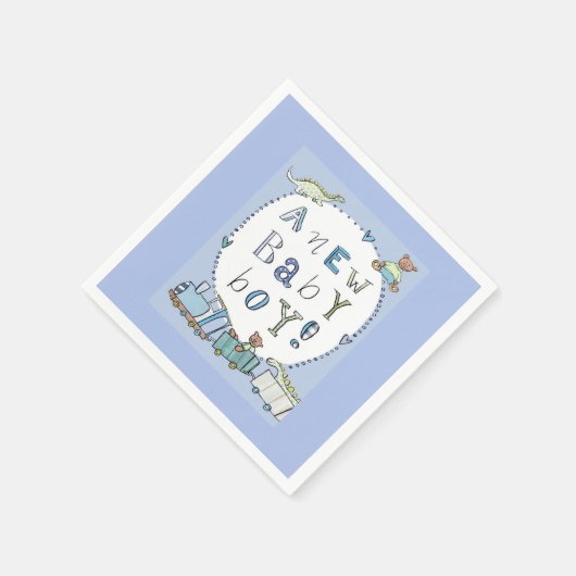 Baby Boy Servetten (Hoek)