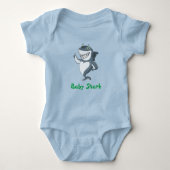 Baby boy shark romper (Voorkant)