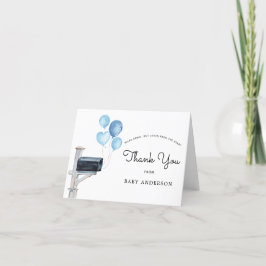 Baby Boy Shoby Mail Bedankt