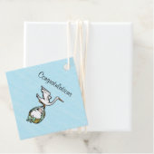 Baby Boy Shower Bedankjes Labels (In situ)