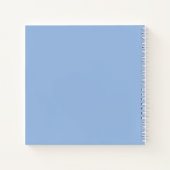 Baby Boy Shower Blue Feet Guest Book Notitieboek (Achterkant)