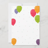 Baby Boy Shower by Mail Roar Oerwoud Dinosaur Kaart (Achterkant)