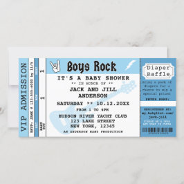 BABY BOY SHOWER CONCERT UITNODIGING