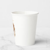 Baby Boy Shower Cup • Capybara Design Papieren Bekers (Links)