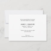 Baby Boy Shower Cute Custom Modern Bedankkaart (Achterkant)